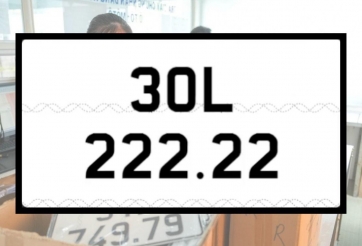 Biển số ngũ quý 2 đến từ Hà Nội trúng đấu giá ngang một chiếc BMW X3