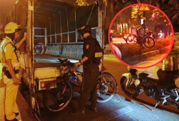 TP.HCM: Đi sai luật, hàng chục ‘cua-rơ’ bê xe bỏ chạy khi đụng mặt cảnh sát giao thông