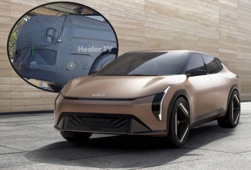 Xe điện giá rẻ Kia EV4 lần đầu xuất hiện trên đường phố