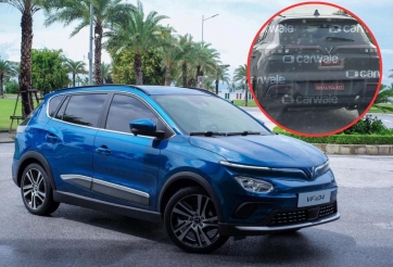 VinFast VF e34 lần đầu bị bắt gặp lăn bánh trên đường phố Ấn Độ