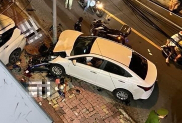 Vũng Tàu: Nữ ‘quái xế’ lái ô tô đâm hàng loạt xe máy, nhiều người thương vong