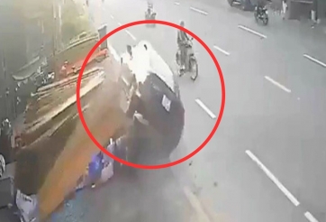 Tiền Giang: Tài xế ô tô gây tai nạn liên hoàn rồi bỏ trốn, 1 người thiệt mạng