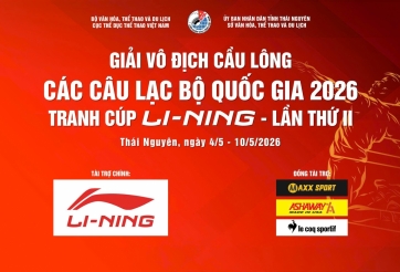 Giải vô địch cầu lông các câu lạc bộ Quốc gia 2026 - tranh cúp Li-Ning - Lần thứ II: Sẵn sàng cho một mùa giải kịch tính