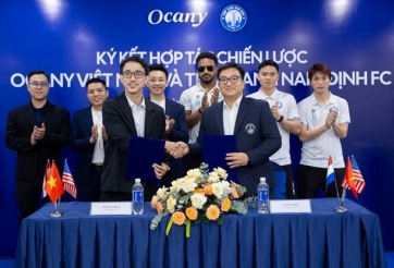Ocany và Thép Xanh Nam Định FC ký kết hợp tác chiến lược