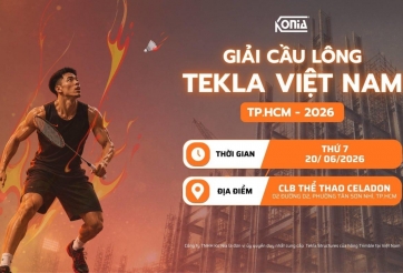 Tekla Structures gắn kết cộng đồng người dùng qua Giải Cầu Lông Tekla Việt Nam 2026