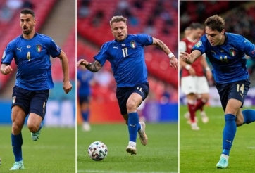 3 'mũi tên' sẽ giúp Italia đánh bại Bỉ