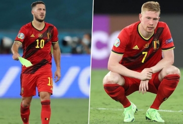 HLV tuyển Bỉ nói về khả năng ra sân của De Bruyne và Hazard