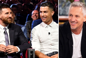 Gary Lineker nói Ronaldo không nằm trong top 3 cầu thủ xuất sắc nhất thế giới
