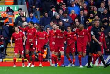 Áp đảo đối thủ, Liverpool dễ dàng giành 3 điểm tại Anfield