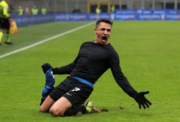 Sanchez tỏa sáng ở phút 120+1 giúp Inter đoạt Siêu cúp Italia