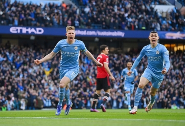 Những thước phim quý giá về trận Derby Manchester thứ hai mùa 2021/22