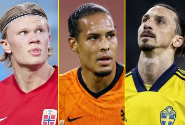 Đội hình toàn siêu sao ‘ngồi nhà’ tại EURO 2021