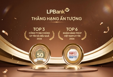 LPBank bứt phá vào Top 3 Công ty Đại chúng uy tín và hiệu quả, Top 6 Ngân hàng TMCP Việt Nam uy tín năm 2026