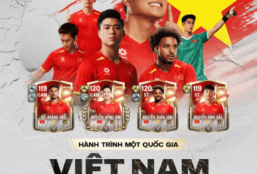 Huyền thoại Hồng Sơn chính thức trình làng FC Mobile VN với OVR lên đến 120 trong mùa thẻ ANS: Việt Nam