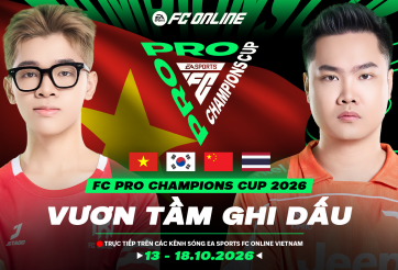 FC PRO CHAMPIONS CUP 2026: HAI ĐẠI DIỆN VIỆT NAM SẴN SÀNG VƯƠN TẦM, GHI DẤU TRÊN ĐẤU TRƯỜNG QUỐC TẾ