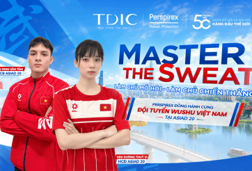 TDIC và Perspirex đồng hành cùng Wushu Việt Nam ASIAD 20