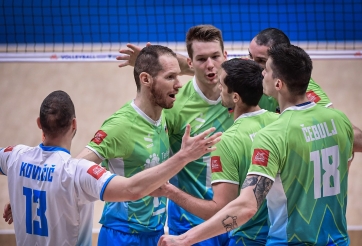 Hàng loạt tay đập hàng đầu góp mặt trong đội hình đội tuyển Slovenia tham dự VNL 2024