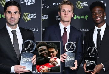 Nỗ lực của Arsenal được đền đáp, phần thưởng danh giá tiếp thêm động lực vô địch