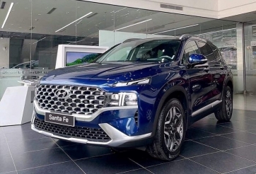 Hyundai SantaFe bản dầu cao cấp giảm giá cực mạnh