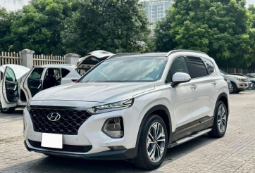 Bất ngờ giá chào bán của Hyundai Santa Fe cũ sau 2 năm lăn bánh
