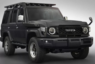 Toyota sắp trình làng Land Cruiser 70 2024 bản màu đen mờ 'độc nhất vô nhị'