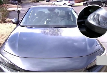 Hi hữu: Honda Civic 2022 'tan chảy' khi đỗ ngoài trời nắng, hãng từ chối bảo hành