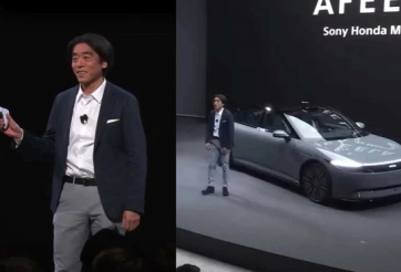 Sony điều khiển xe điện bằng tay cầm PS5 tại triển lãm CES 2024