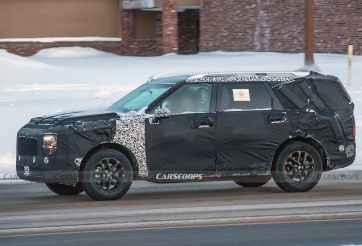 Hyundai Palisade thế hệ mới lộ diện với thiết kế hình hộp tương tự 'đàn em' Santa Fe