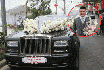 Cận cảnh cực phẩm Rolls-Royce Phantom Series II giá 15 tỷ trong đám cưới Quang Hải - Chu Thanh Huyền