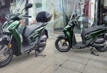 Lộ diện Honda SH150 Vetro màu xanh ngọc lục bảo tuyệt đẹp đầu tiên về Việt Nam