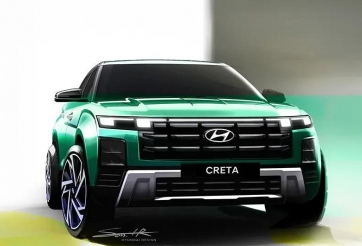 Hyundai Creta chạy điện lộ thiết kế nội thất hiện đại, dự sẽ có giá bán phải chăng
