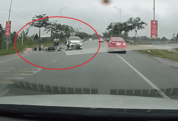 Nam thanh niên 'đầu trần' phóng nhanh lấn làn gây tai họa cho người khác