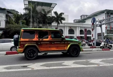 Mercedes-AMG G63 được đại gia Quảng Ninh tân trang với bộ áo 'tắc kè hoa' độc đáo
