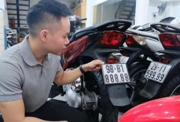 Quốc hội cho phép đấu giá biển số xe máy, mức khởi điểm không dưới 5 triệu đồng