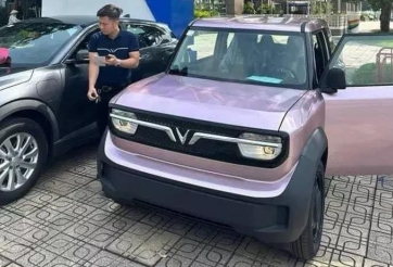 Ô tô điện VinFast VF 3 bản thương mại lộ diện trước ngày bàn giao