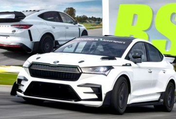 Skoda Enyaq RS Race Concept - Xe điện hiệu suất cao dành cho đường đua