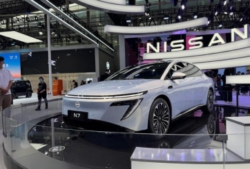 Sedan điện Nissan N7 được giới thiệu tại thị trường 'hàng xóm', ngang cỡ Toyota Camry