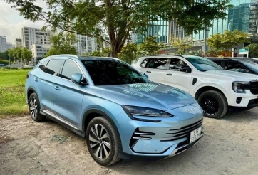 BYD Sealion 6 xuất hiện trên đường phố Việt, giá dự kiến hơn 700 triệu đồng