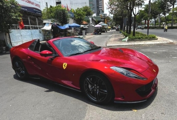 Siêu xe mui trần Ferrari 812 GTS thứ hai xuất hiện tại Việt Nam