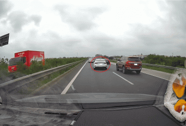 Tình huống giao thông thót tim trên cao tốc Pháp Vân - Cầu Giẽ: Bài học đắt giá về ý thức chuyển làn