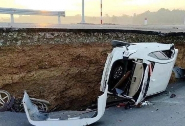 Tây Ninh: Xác định nguyên nhân ban đầu vụ sụt lún gần cầu Hòa Bình khiến 6 người bị thương