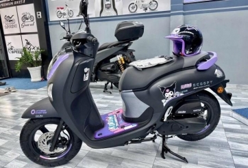 Xe ga Honda Scoopy Kuromi phiên bản giới hạn về Việt Nam, giá bán vẫn là ẩn số