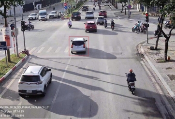 Hà Nội thí điểm camera AI: Phát hiện gần 1.800 xe vi phạm giao thông trên một tuyến phố chỉ trong nửa ngày