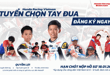 Honda Racing Vietnam chính thức khởi động hành trình 'Tìm kiếm tài năng đua xe nhí 2026'
