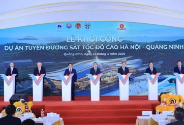 Tuyến đường sắt tốc độ cao Hà Nội - Quảng Ninh chính thức khởi công, hướng tới vận hành vào năm 2028