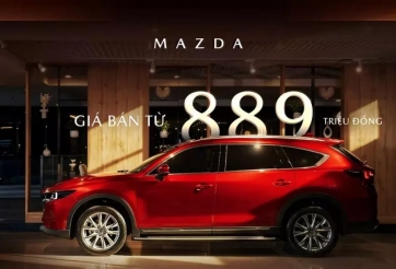 Mazda CX-8 có bản tiêu chuẩn mới tại Việt Nam, giá khởi điểm thấp ngang SUV cỡ C