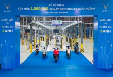 VinFast chính thức chạm mốc 1 triệu xe máy điện xuất xưởng
