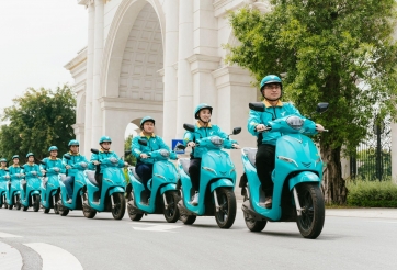 Green SM lần đầu đưa dịch vụ xe máy điện ra thị trường quốc tế