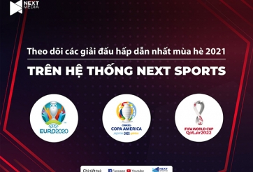 Next Media sở hữu độc quyền Copa America và quyền khai thác trên Social Media với UEFA EURO 2020