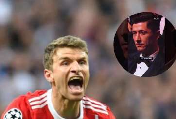 Thomas Muller đòi 'trả thù' Barca vì Lewandowski không được bóng vàng